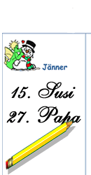 Grafik: Geburtstagskalender